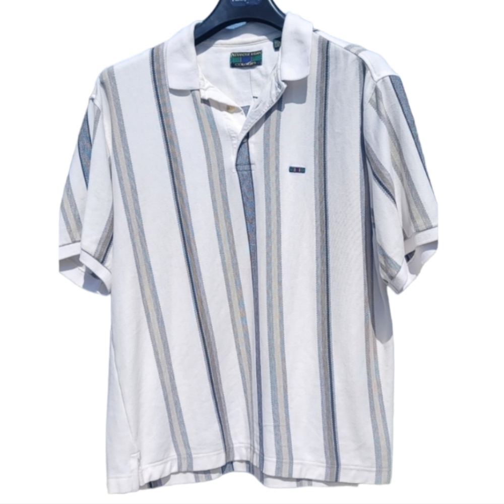 Vintage 1990’s Colours Alexander Julian Polo Shirt Mens Large Short Sleeve.